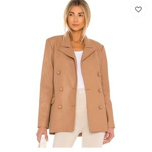 Blank NYC Vegan Leather Blazer
